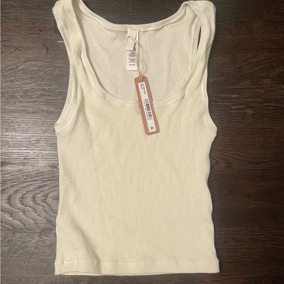 NWT SKIMS Soft Lounge Tank and Boxer Set Bone S - Picture 2 of 4